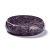 Resin with Natural Amethyst Chip Stones Ashtray DJEW-F015-06B-3