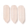 Natural Rose Quartz Pointed Pendants G-C158-05M-1