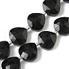 Natural Black Onyx(Dyed & Heated) Beads Strands G-D316-A15-2