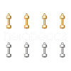 Unicraftale 8Pcs 2 Colors 304 Stainless Steel Pendants STAS-UN0059-56-1