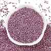 Electroplate Glass Seed Beads SEED-H003-08B-3