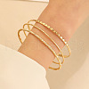 3Pcs Alloy Bangle Set for Women WG160B4-12-1