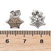 Non-Tarnish 304 Stainless Steel Spider Web Stud Earrings X-EJEW-G294-01P-5