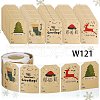 Christmas Theme Cartoon Paper Stickers STIC-P013-08A-1