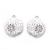 Tibetan Style Alloy Pendants TIBEP-A14120-AS-FF-1