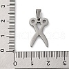 304 Stainless Steel Pendants STAS-I127-028P-3