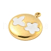 304 Stainless Steel Pendants STAS-L080-014G-01-2