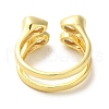 Brass Micro Pave Cubic Zirconia Rings for Women RJEW-E295-45G-3