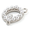 Plastic Imitation Pearl Pendants KK-P230-17P-Q-2