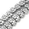 Electroplated Synthetic Non-magnetic Hematite Beads Strands G-Z032-D02-05F-1