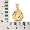 304 Stainless Steel Charms STAS-H227-01G-J-3