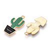 Alloy Enamel Pendants ENAM-WH0047-28G-2