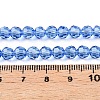 Transparent Glass Beads Strands EGLA-A035-T4mm-D14-4