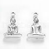 Tibetan Style Alloy Pendants TIBEP-A123044-AS-LF-1