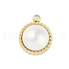 Acrylic Imitation Pearl Charms STAS-P366-28G-1