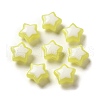 Imitation Jelly Transparent Acrylic Beads SACR-R741-03G-1