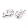 304 Stainless Steel Pendants STAS-T065-22P-2