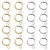 DICOSMETIC 201 Stainless Steel Huggie Hoop Earring Findings FIND-DC0006-43B-1
