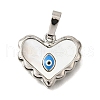 Brass Enamel Pendants KK-D328-11P-1