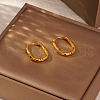 Elegant Stainless Steel Hoop Earrings IT2195-3-1