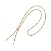 2Pcs Ion Plating(IP) 304 Stainless Steel Slider Necklace Makings AJEW-JB01266-2