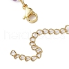 4Pcs Natural Gemstone & Shell Pearl Beaded Link Bracelet Sets for Women BJEW-TA00556-5