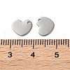304 Stainless Steel Charms STAS-V007-03H-P-3