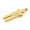 304 Stainless Steel Pendants STAS-S178-05G-B-2