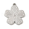 Non-Tarnish 304 Stainless Steel Pendants STAS-Q301-20P-1