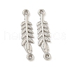 Non-Tarnish 304 Stainless Steel Connector Charms STAS-N103-125P-1
