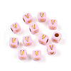 Plating Acrylic Beads OACR-N140-01D-V-1