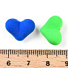 Spray Painted Acrylic Beads ACRP-N003-09-3