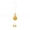 Glass Pendant Decorations HJEW-TA00321-01-2