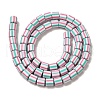 Polymer Clay Beads Strands CLAY-H006-01D-2
