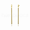 Fashionable Snake Bone Chain Stainless Steel Stud Earrings QH5094-6