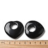Natural Obsidian Hollow Pendants G-C167-06F-3