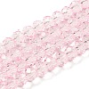Transparent Baking Paint Glass Beads Strands X1-DGLA-A034-T6mm-D04-1
