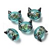 Handmade Foil Lampwork Beads Strands FOIL-Z001-04H-2