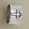 Cross Pattern Alloy Finger Rings FS-WG6D053-05-2