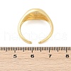 Brass Micro Pave Clear Cubic Zirconia Cuff Rings for Women RJEW-U048-01G-5