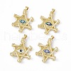 Natural Shell Pendants KK-M234-03G-1