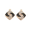 Alloy Enamel Pendants PALLOY-N176-85KCG-1