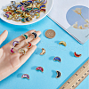 Gorgecraft 72Pcs 9 Colors Crescent Moon Sew On Rhinestones FIND-GF0005-97-3