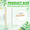 Unicraftale 20Pcs 2 Styles 304 Stainless Steel Chain Extender STAS-UN0060-90-3