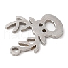 Non-Tarnish Christmas 201 Stainless Steel Pendants X-STAS-D053-07P-3