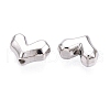 Rack Plating Alloy Beads PALLOY-T091-09P-NR-2