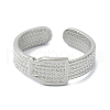 304 Stainless Steel Cuff Rings RJEW-M019-16P-2