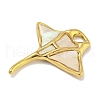 Ion Plating(IP) 304 Stainless Steel Pave Paua Shell Pendants STAS-S146-13G-2