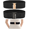 WADORN 2Pcs 2 Colors Polyester Elastic Corset Belts AJEW-WR0002-20B-1