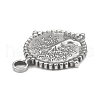Non-Tarnish 304 Stainless Steel Pendants STAS-F287-35P-2